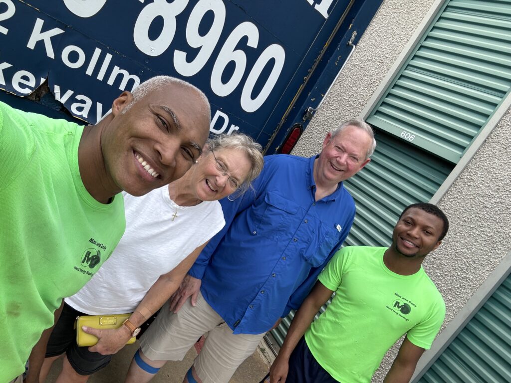 Picture with some customers